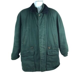 American Eagle Winter Barn Jacket 3 In 1 Coat Zip Out Liner Large VTG 90s‎